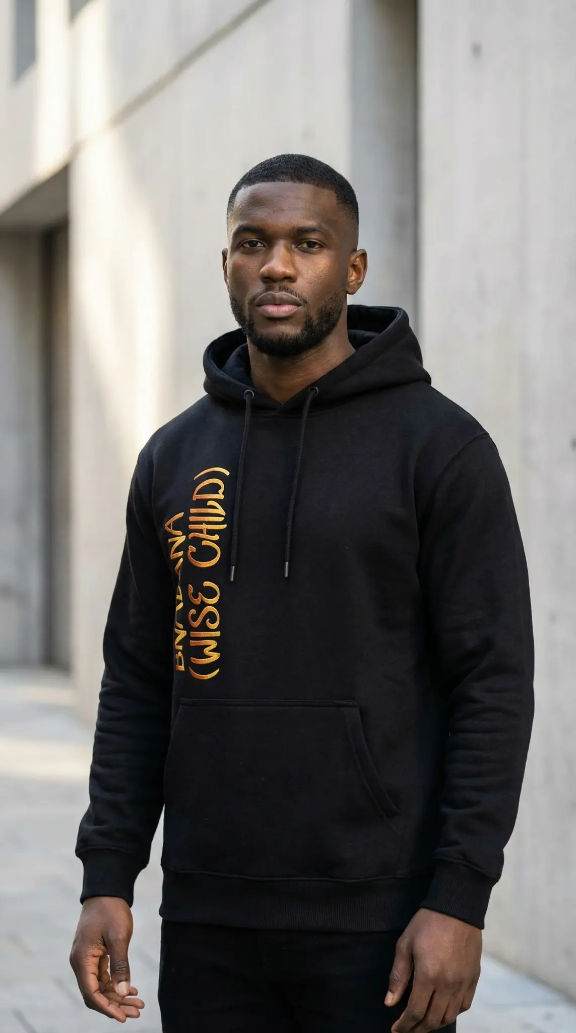 BONABANA "The Wise Child" Hoodie - Black